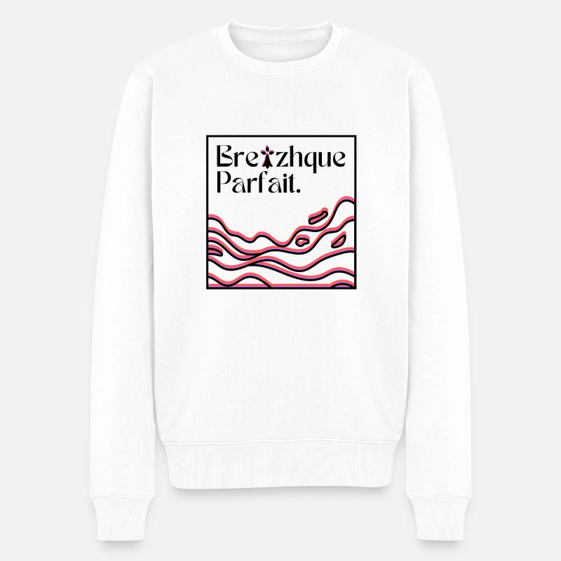 Breizhque parfait ! - Pull Premium bio Homme - blanc