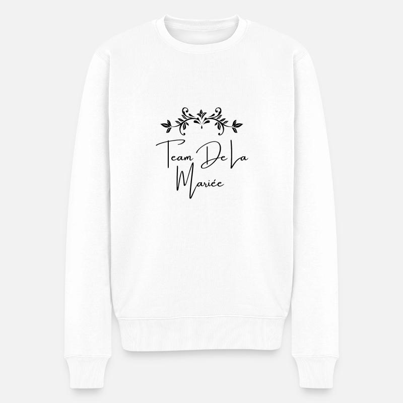 Brautteam - Männer Premium Bio Pullover - Weiß