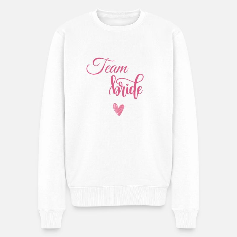 Team bride - Pull Premium bio Homme - blanc