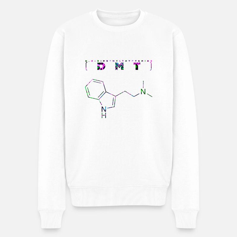 Molécule DMT - Pull Premium bio Homme - blanc