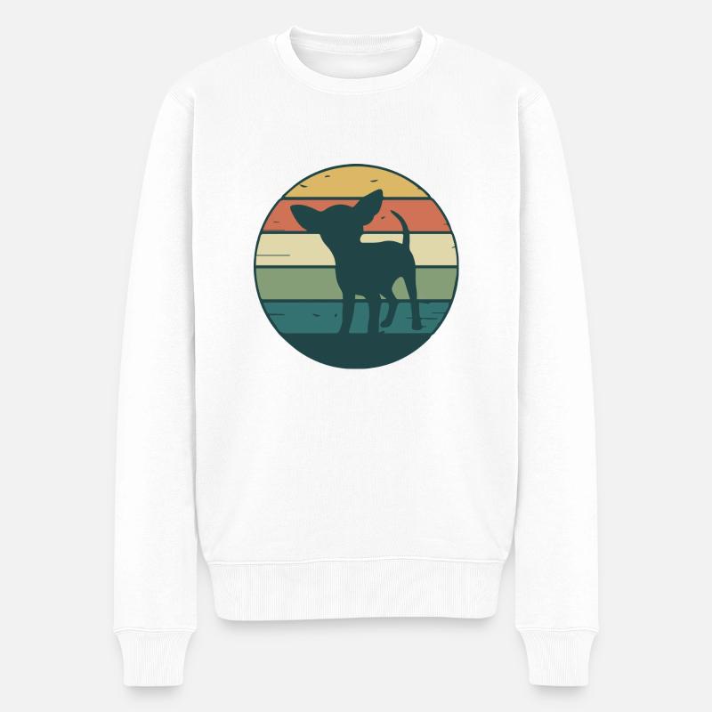 Hund Chien - Pull Premium bio Homme - blanc