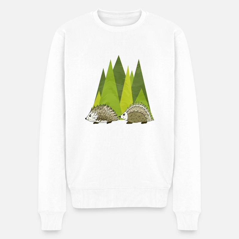 Hérissons - Pull Premium bio Homme - blanc