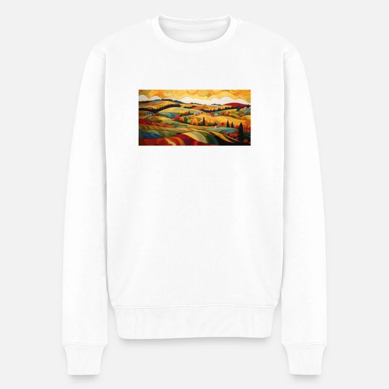 Collines - Pull Premium bio Homme - blanc