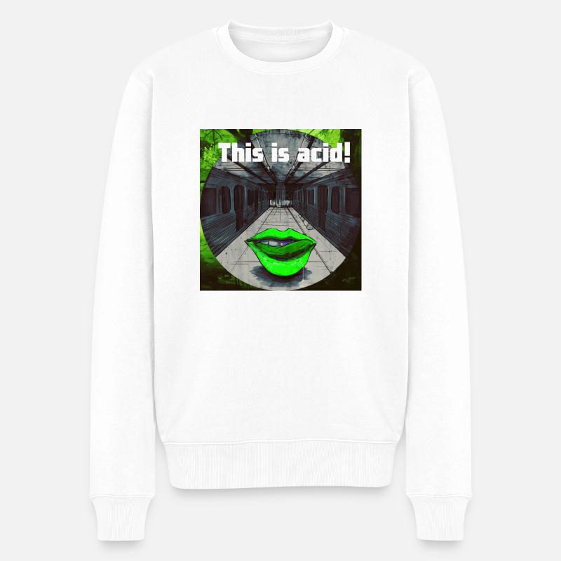 C’est de l’acide! - Pull Premium bio Homme - blanc