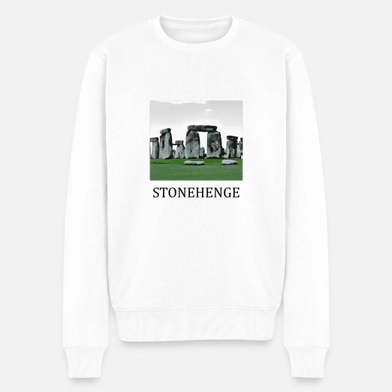 Stonehenge - Pull Premium bio Homme - blanc