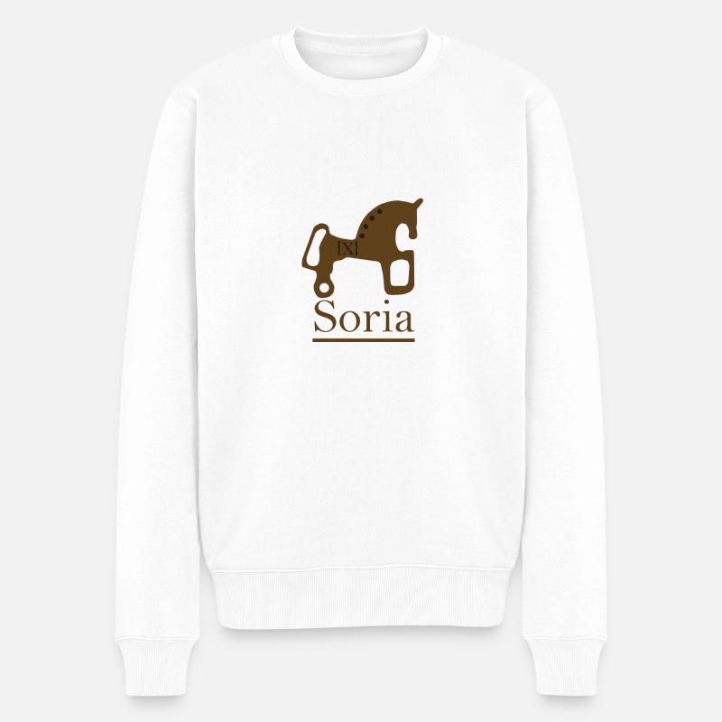 Soria - Pull Premium bio Homme - blanc