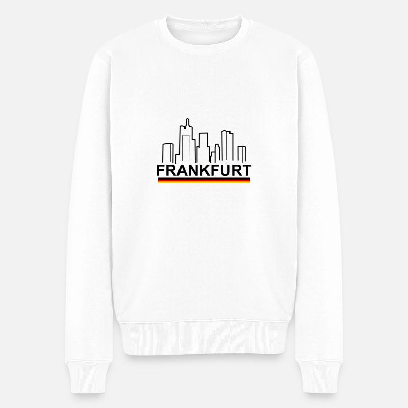 Francfort - Pull Premium bio Homme - blanc