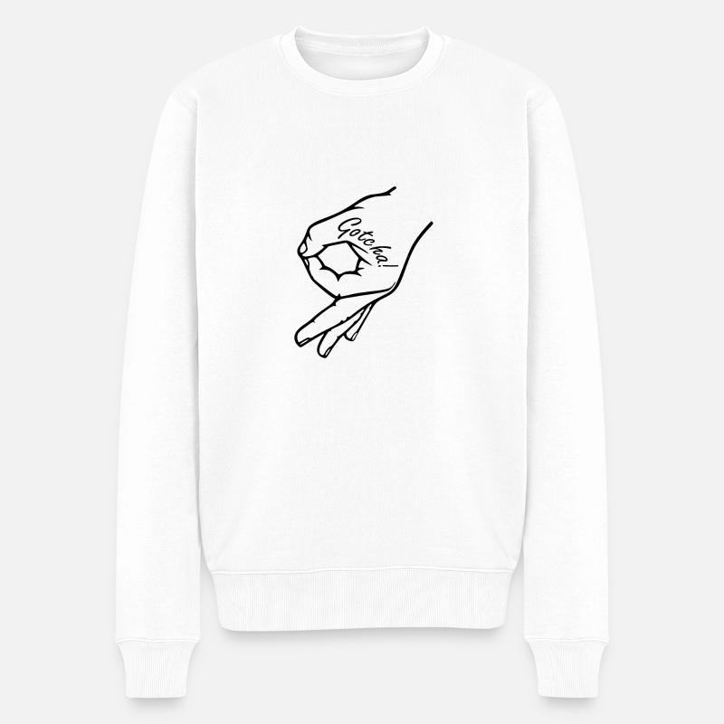 Gotcha - Männer Premium Bio Pullover - Weiß
