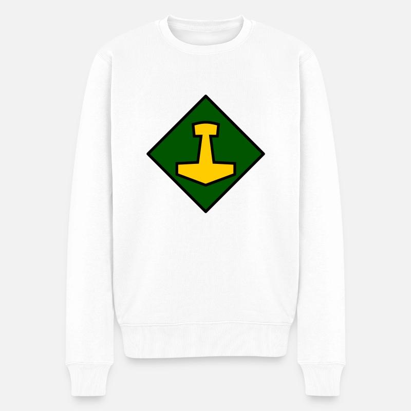 Mjölnir - Pull Premium bio Homme - blanc