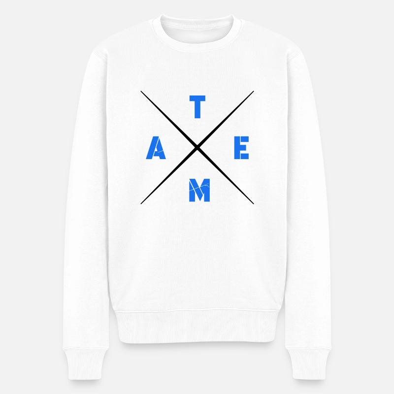 équipe - Pull Premium bio Homme - blanc