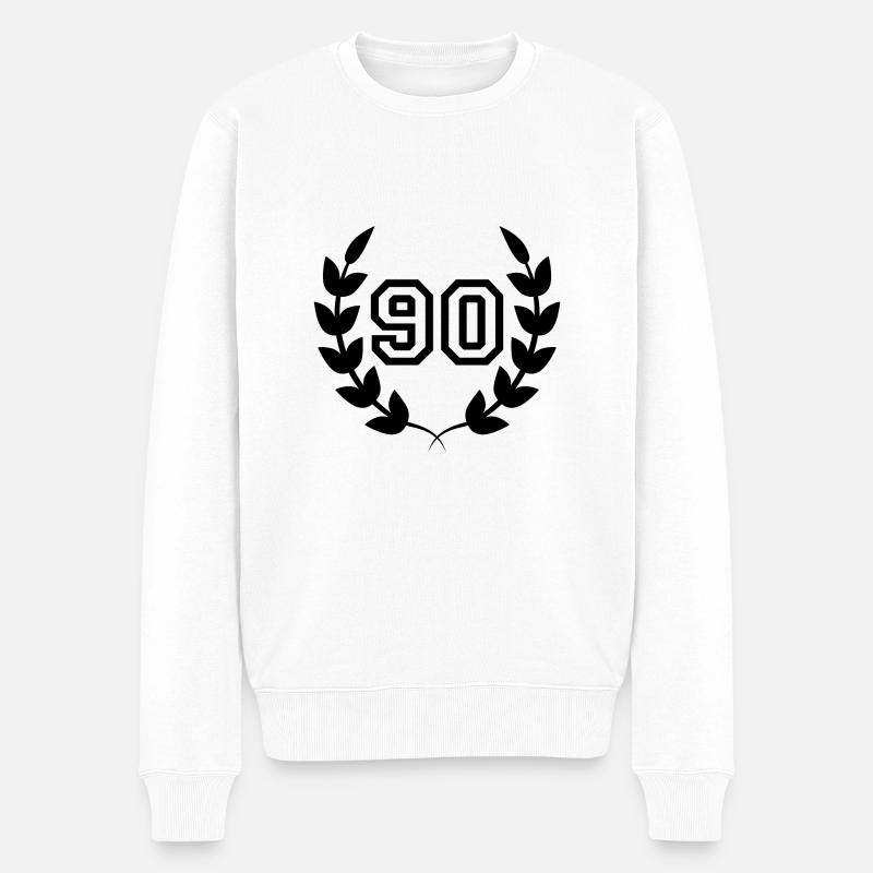 90e anniversaire-idée cadeau 90 ans - Pull Premium bio Homme - blanc