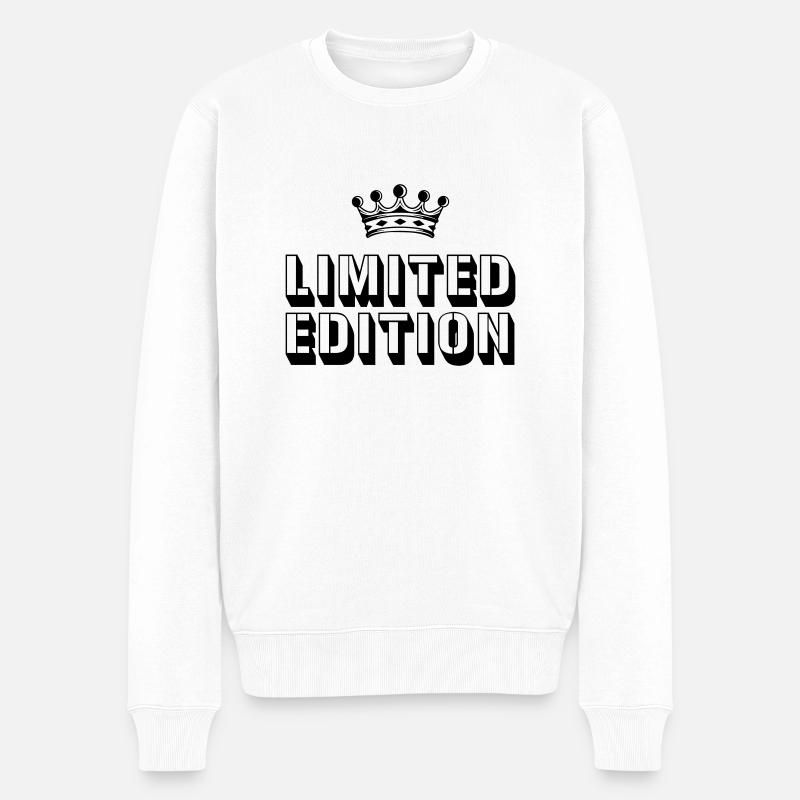 Couronne en édition limitée - Pull Premium bio Homme - blanc
