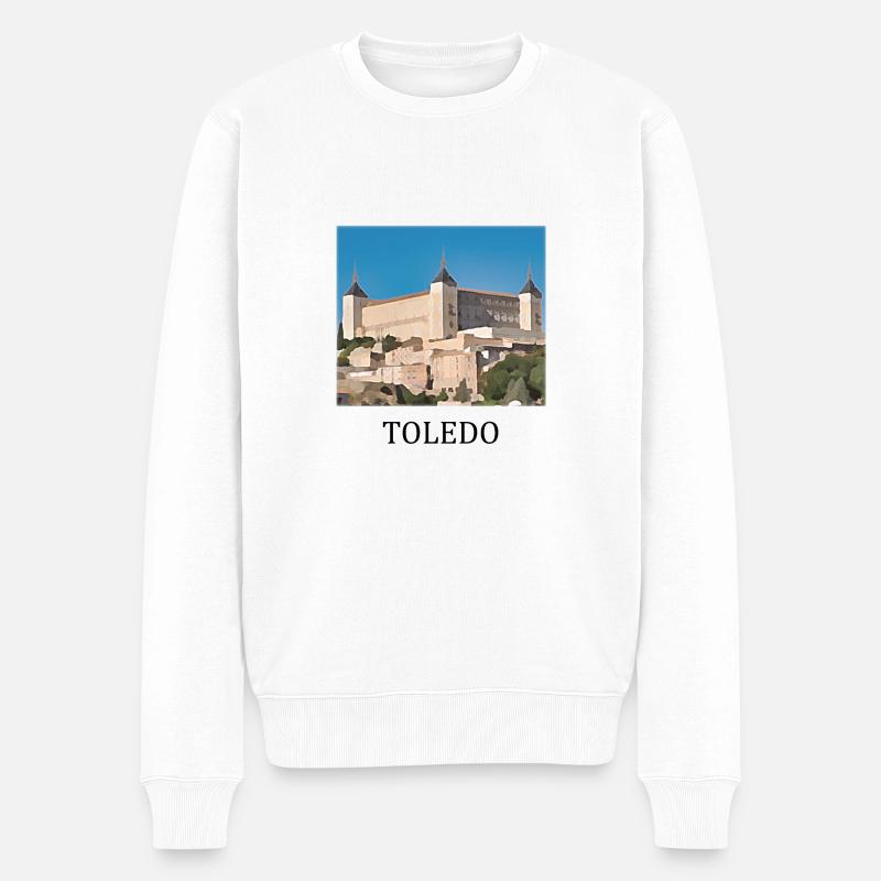 Toledo - Pull Premium bio Homme - blanc