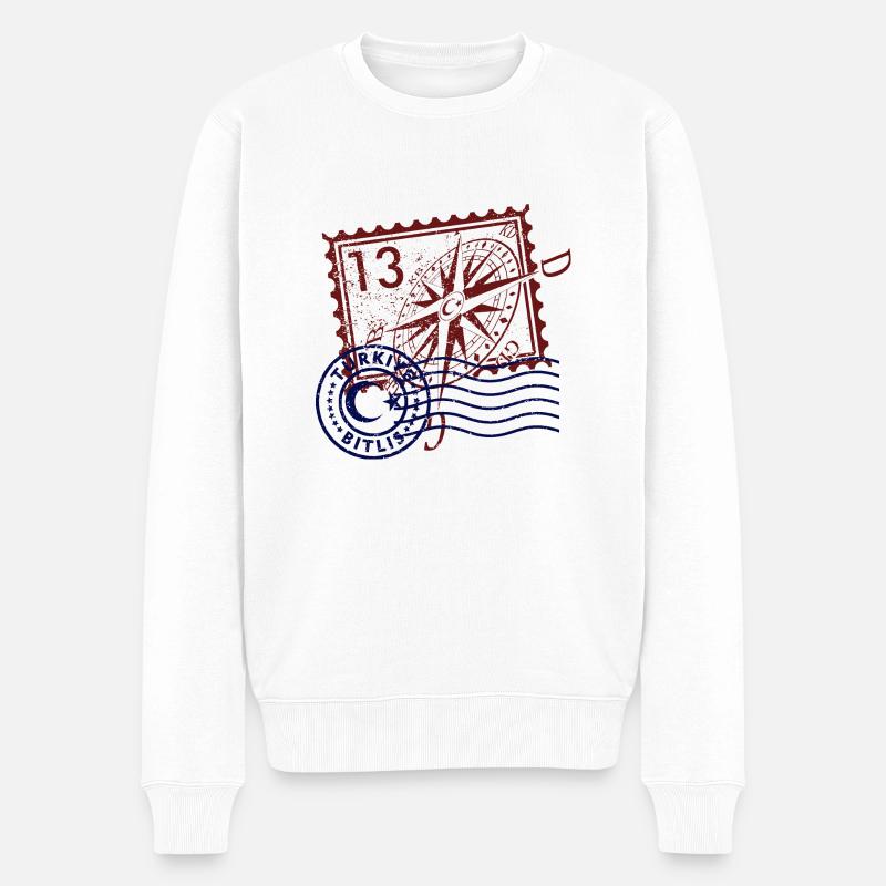 Bitlis (en anglais seulement) - Pull Premium bio Homme - blanc