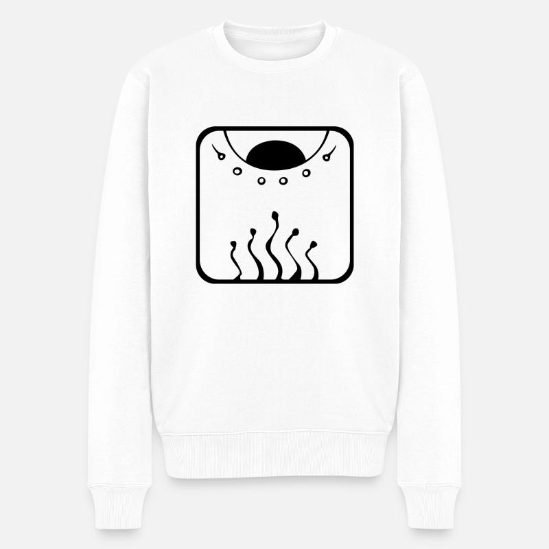 1 Kin Maya Dragon BLK - Pull Premium bio Homme - blanc