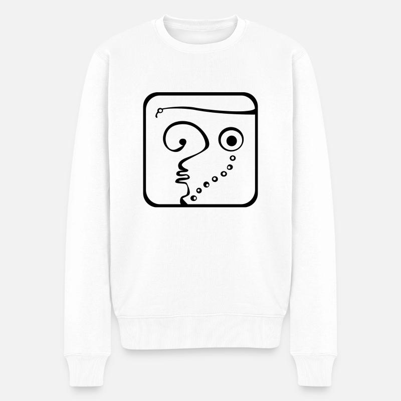 17 Kin Maya Terre BLK - Pull Premium bio Homme - blanc