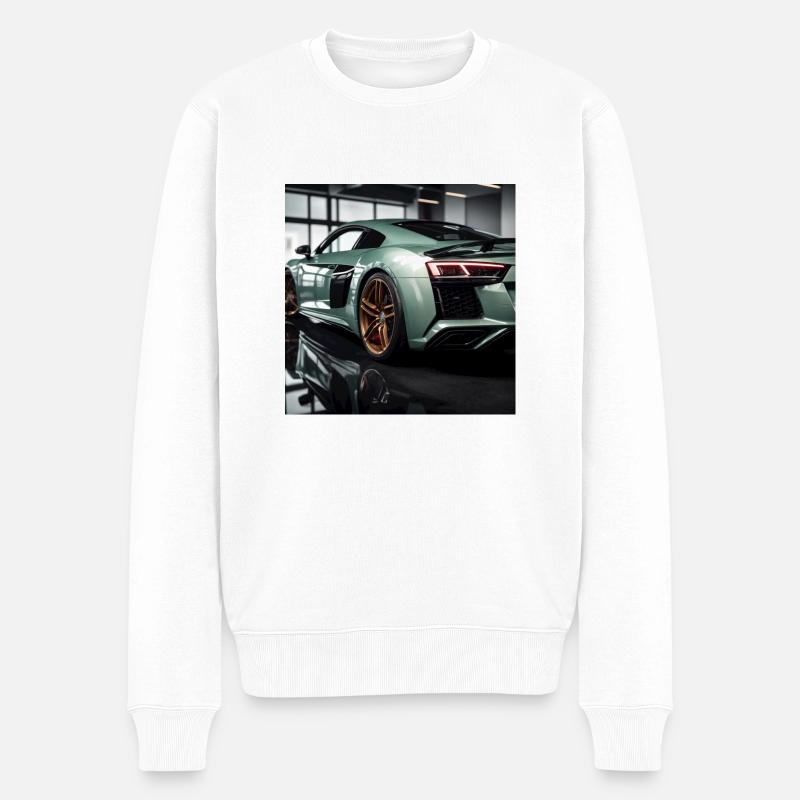 Realistic r8 unreal engine - Männer Premium Bio Pullover - Weiß