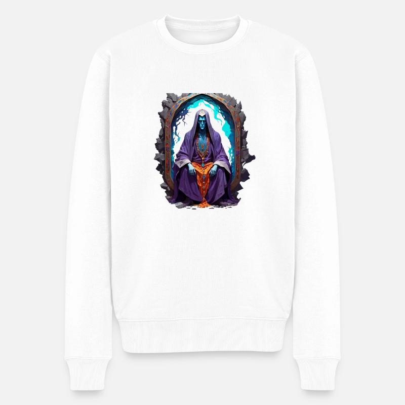 Altar - Männer Premium Bio Pullover - Weiß