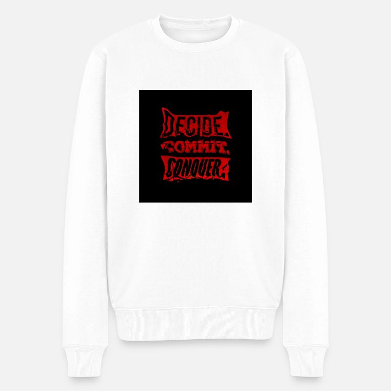 Motivation - Pull Premium bio Homme - blanc