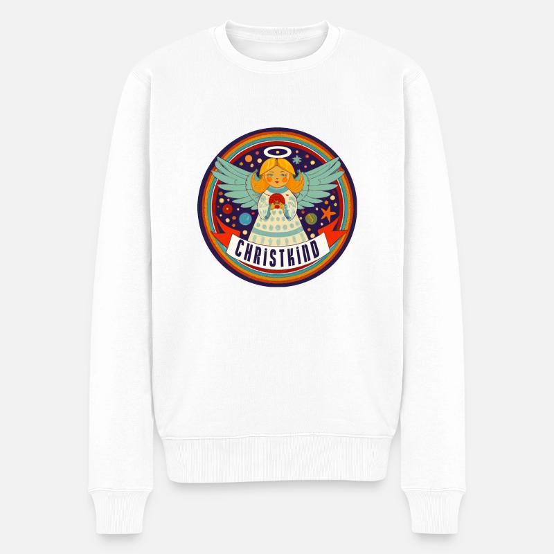 Christkind Rétro - Pull Premium bio Homme - blanc
