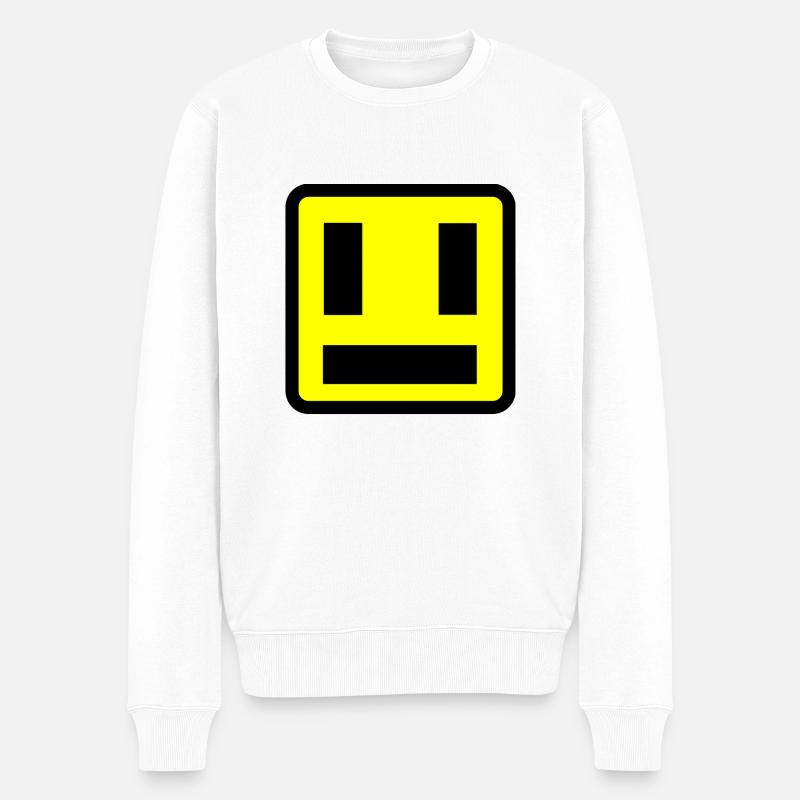 SBB Ausschaltsignal - Männer Premium Bio Pullover - Weiß