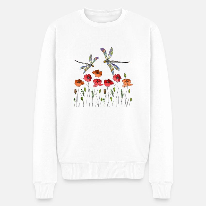 Wichtig - Männer Premium Bio Pullover - Weiß