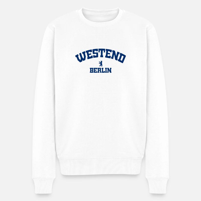 Westend - Berlin - Allemagne - Pull Premium bio Homme - blanc