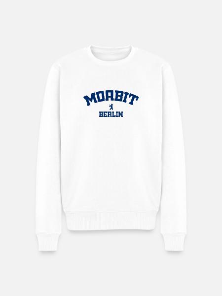 Moabit - Berlin - Deutschland - Germany - Männer Premium Bio Pullover - Weiß