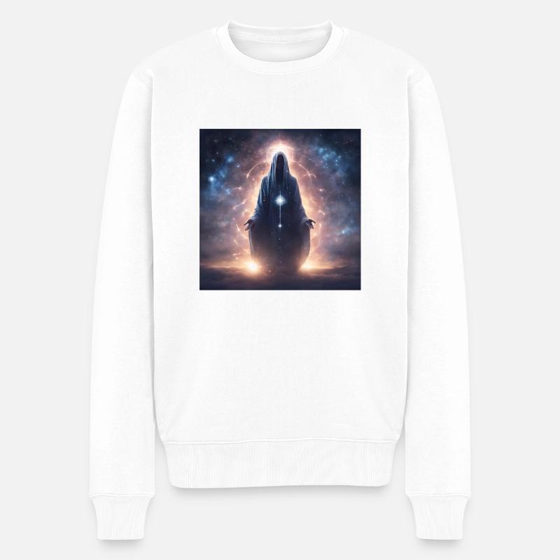 Astrologie de l’espace Spiritualité - Pull Premium bio Homme - blanc