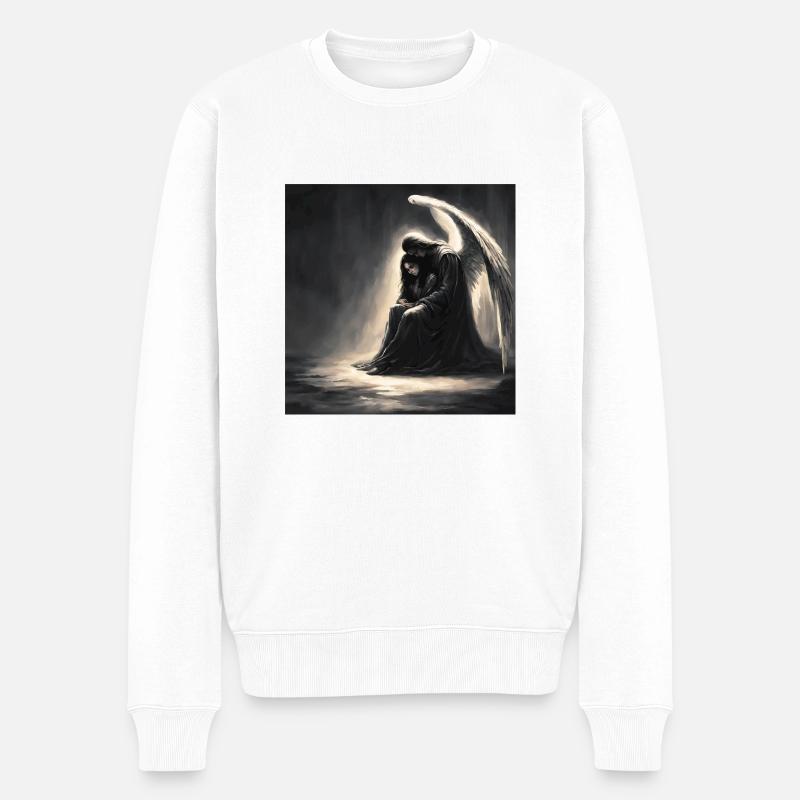 Spiritualität - Männer Premium Bio Pullover - Weiß