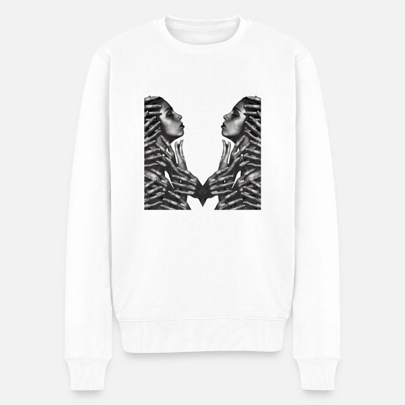 Alkbrenner Filles - Pull Premium bio Homme - blanc