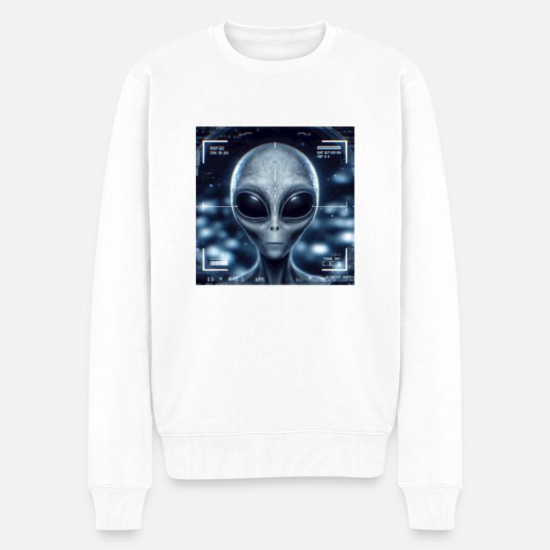 Astronomie - Männer Premium Bio Pullover - Weiß
