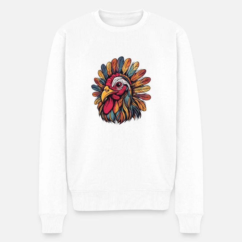 Turkei - Männer Premium Bio Pullover - Weiß