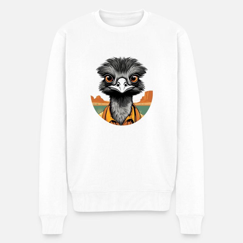 Émeu - Pull Premium bio Homme - blanc