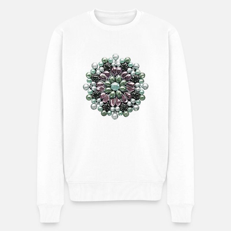 Mon Bijou V1 - Pull Premium bio Homme - blanc