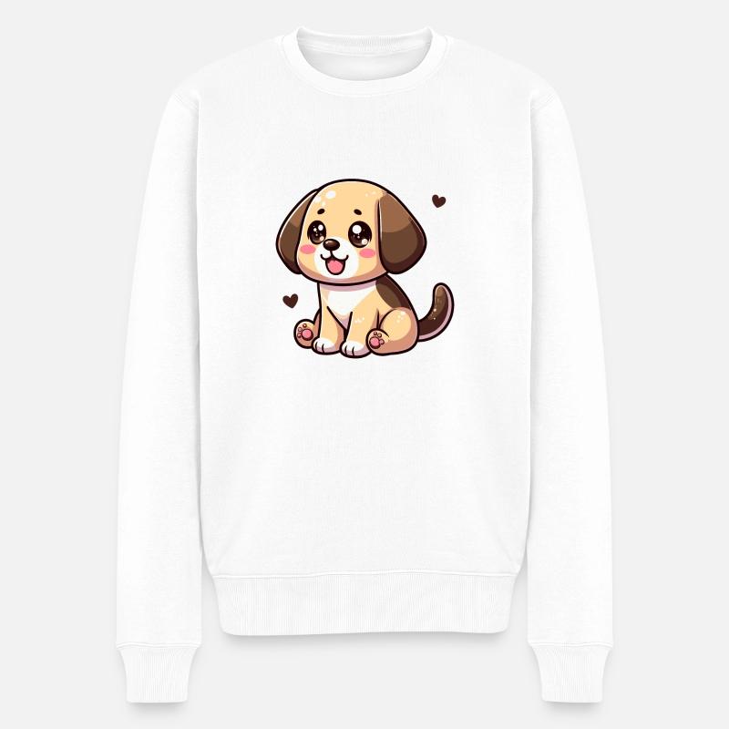 Bébé Labrador Mignon - Pull Premium bio Homme - blanc