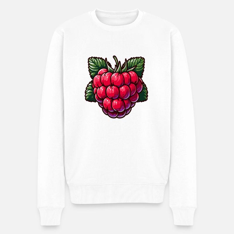 Framboise - Pull Premium bio Homme - blanc