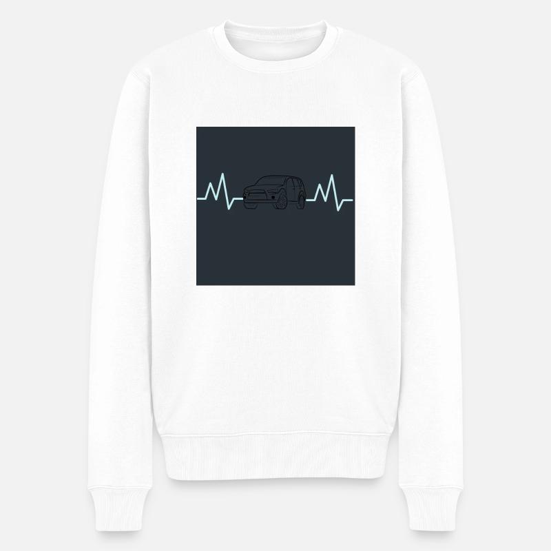 auto1 - Männer Premium Bio Pullover - Weiß