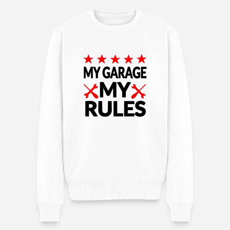 Garage - Pull Premium bio Homme - blanc