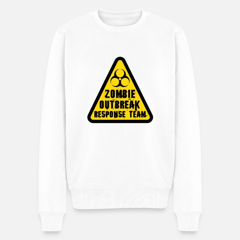 ZOMBIE OUTBREAK RESPONSE TEAM - Männer Premium Bio Pullover - Weiß