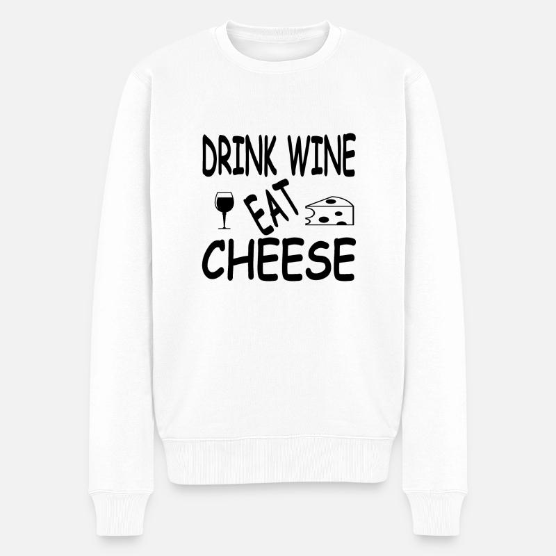 Vin - Pull Premium bio Homme - blanc