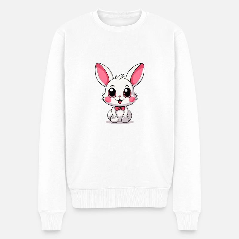 Bébé lapin - Pull Premium bio Homme - blanc