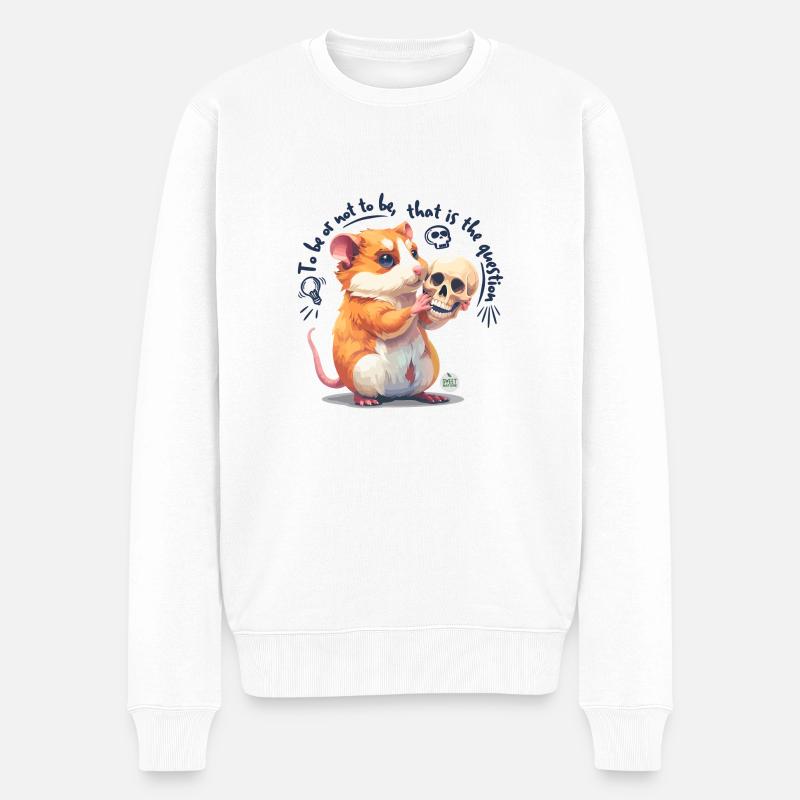 Être ou ne pas être - Pull Premium bio Homme - blanc