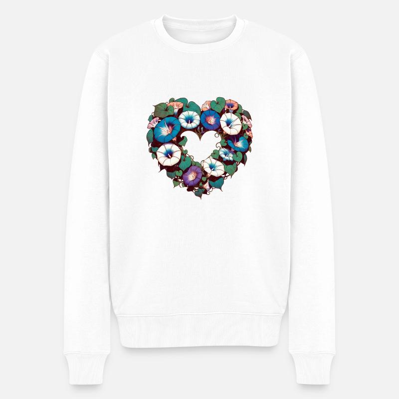 Gloire du matin - Pull Premium bio Homme - blanc