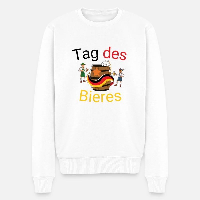 Journée allemande de la bière - Pull Premium bio Homme - blanc
