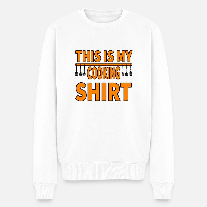 Cuire - Pull Premium bio Homme - blanc