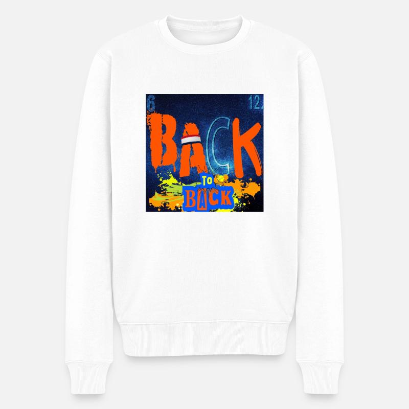 BACK to back CHEMISTRY - Pull Premium bio Homme - blanc