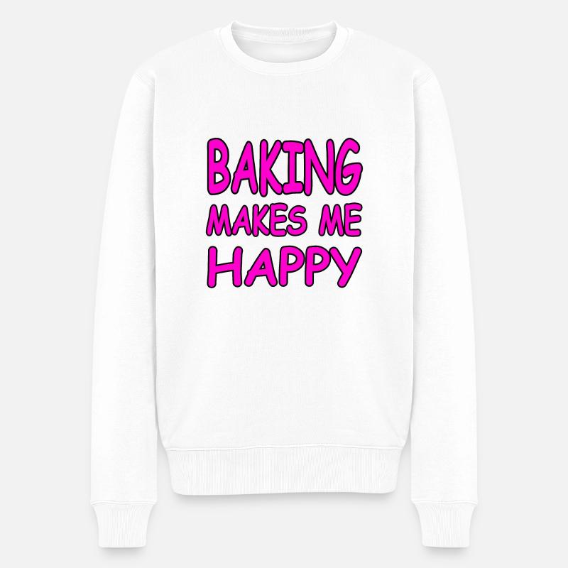 Cuire - Pull Premium bio Homme - blanc