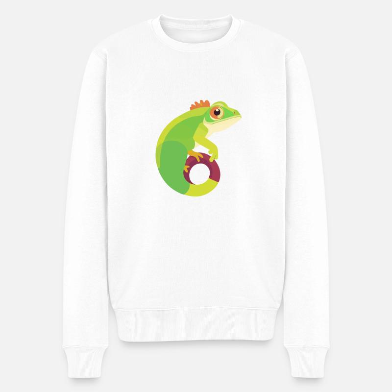 Caméléon gürn - Pull Premium bio Homme - blanc