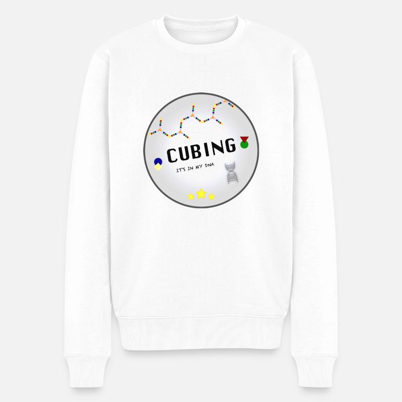 Cubing It's In My DNA - Männer Premium Bio Pullover - Weiß